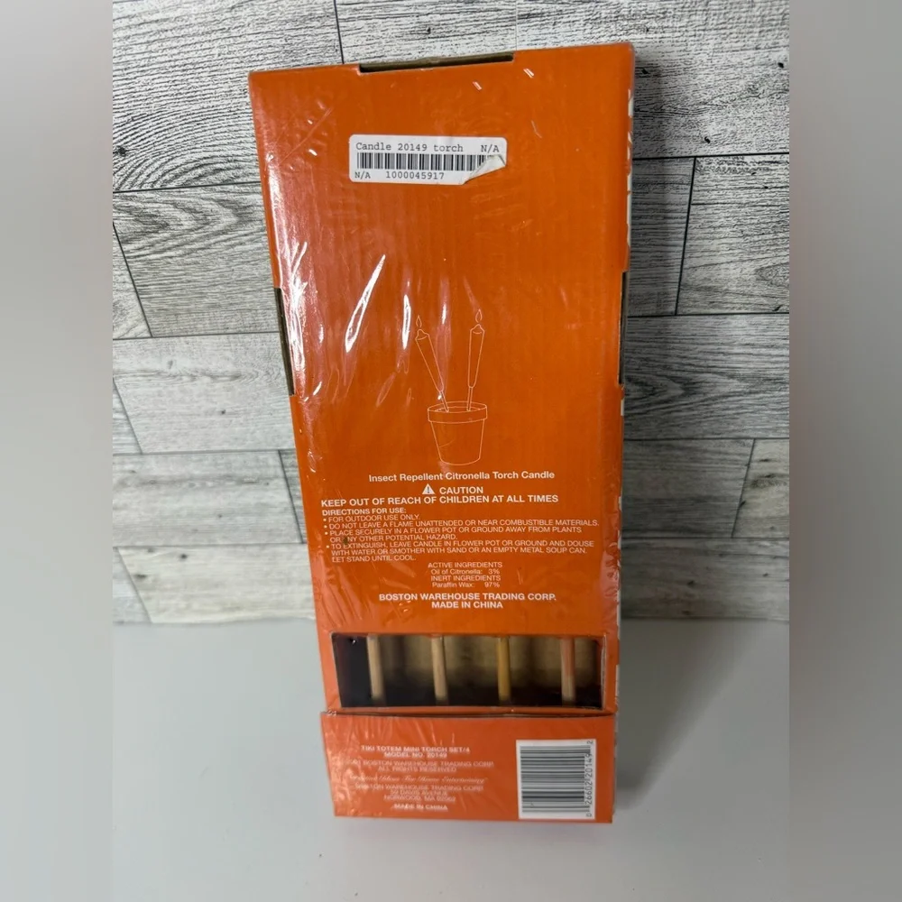 Boston Warehouse‎ Bali H’Ai mini citronella Tiki torches candles